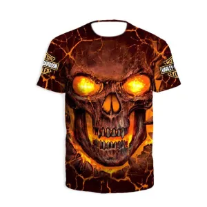 T-Shirt Harley Skull Inferno