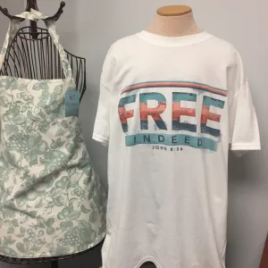 T-Shirt "Free Indeed" White