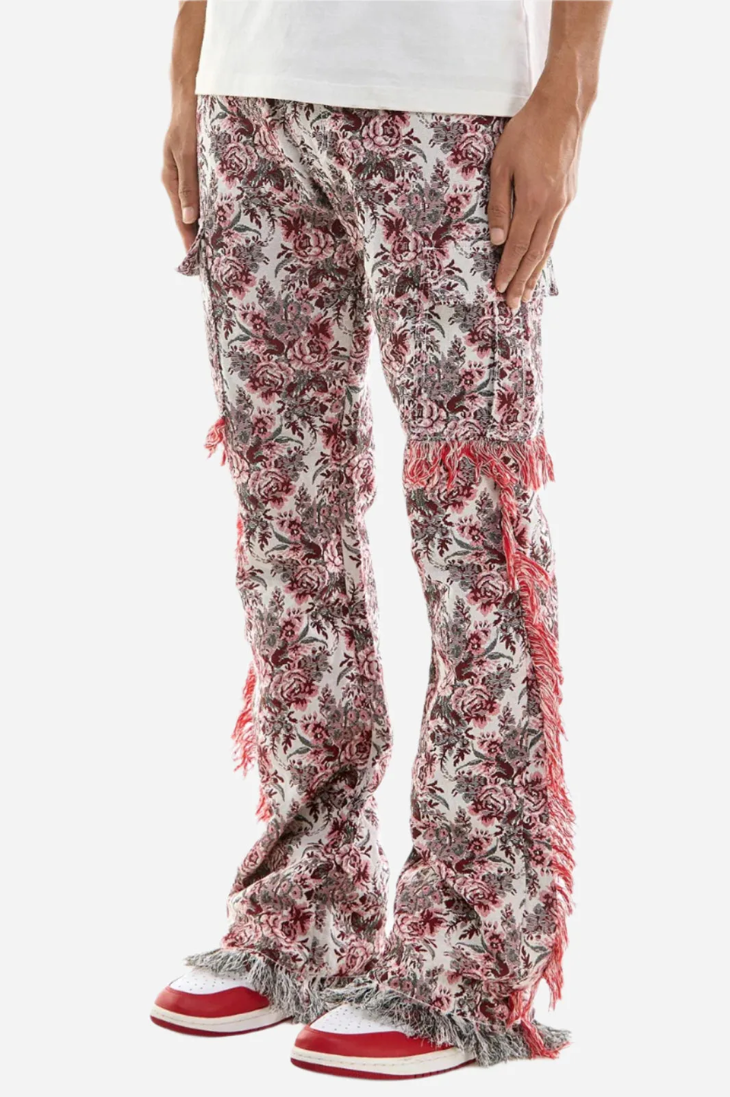 Tapestry Cargo Pant - Slim Flare Fit