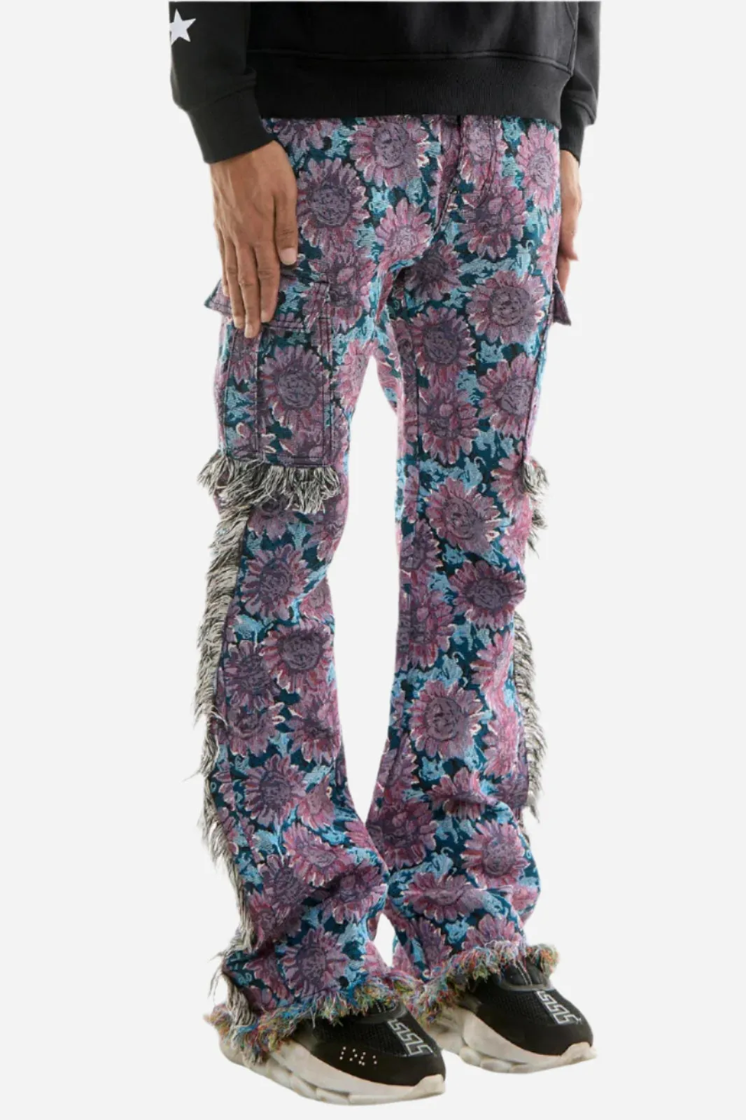 Tapestry Cargo Pant - Slim Flare Fit