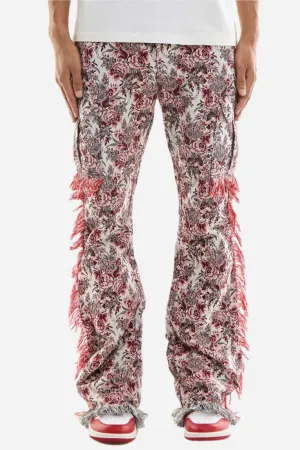 Tapestry Cargo Pant - Slim Flare Fit