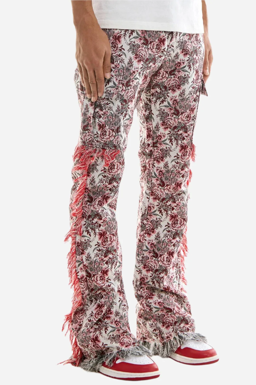 Tapestry Cargo Pant - Slim Flare Fit