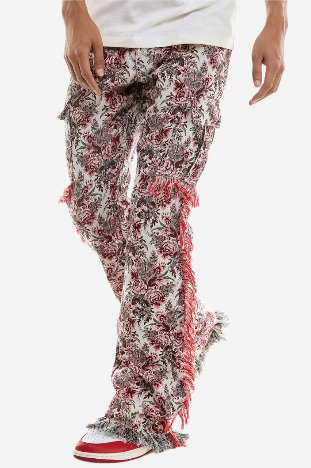 Tapestry Cargo Pant - Slim Flare Fit