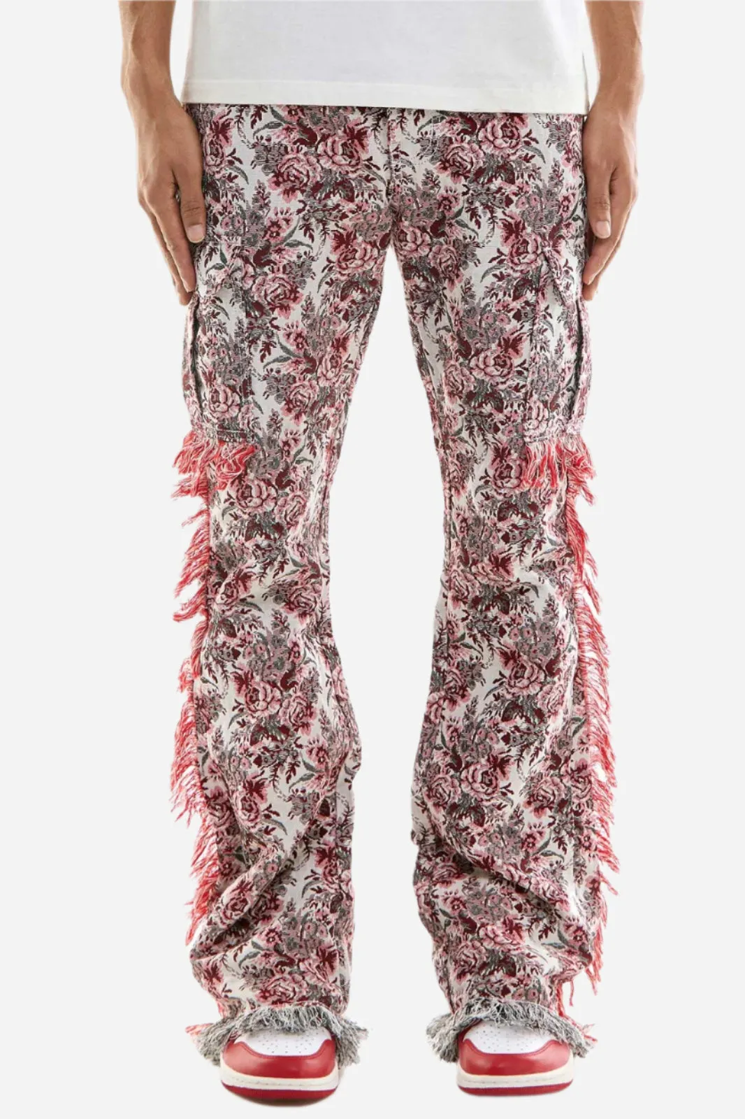 Tapestry Cargo Pant - Slim Flare Fit