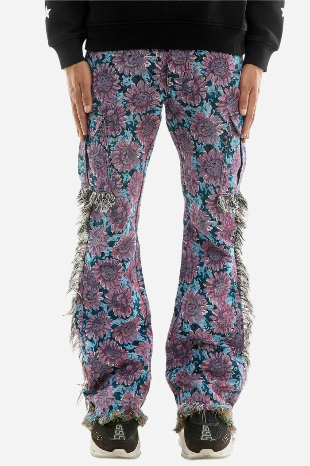 Tapestry Cargo Pant - Slim Flare Fit