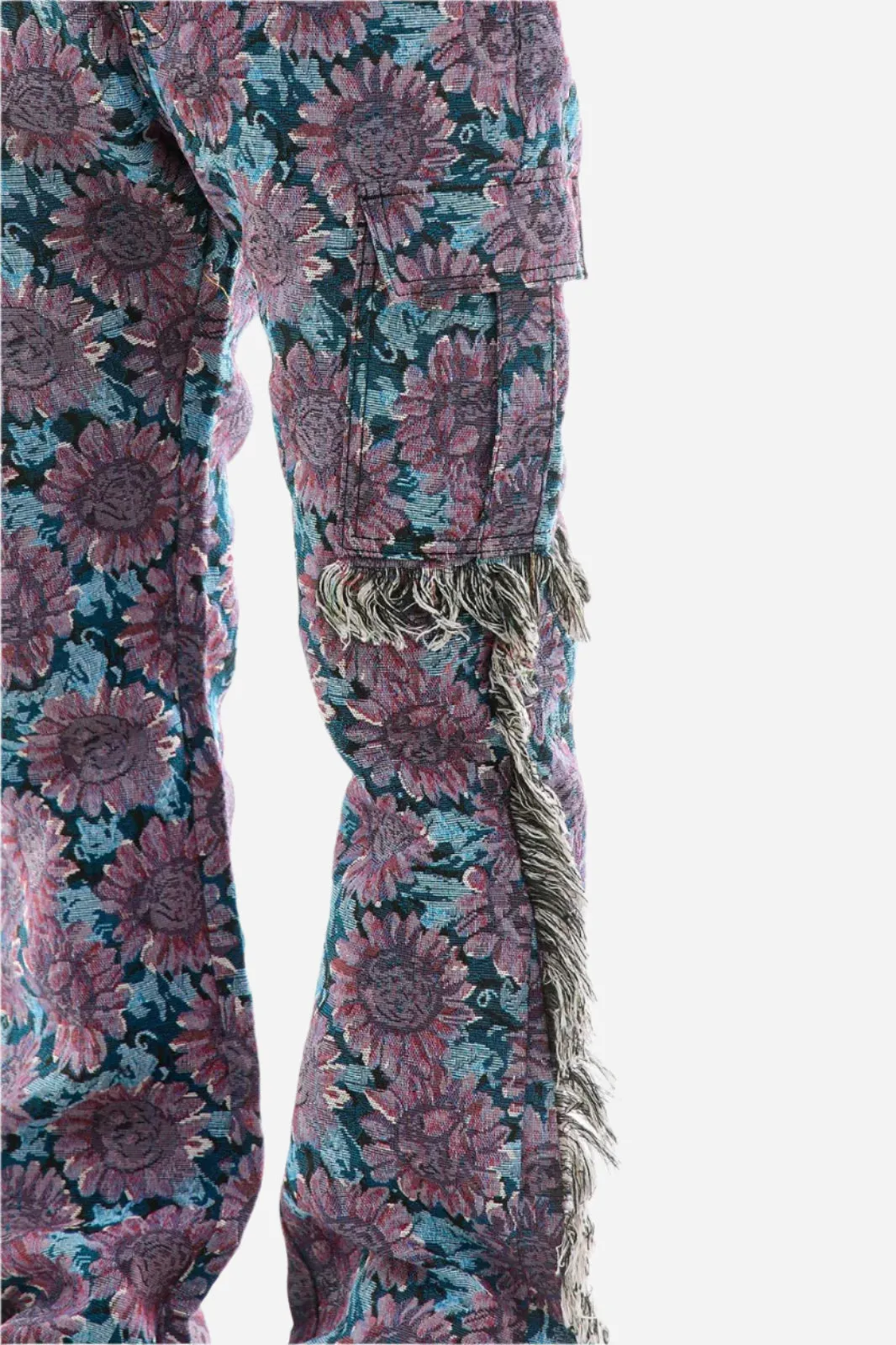 Tapestry Cargo Pant - Slim Flare Fit