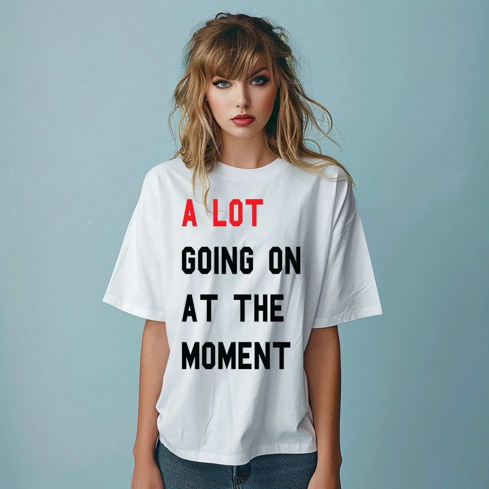 Taylor Swift Concert T-Shirt – “A Lot Going On at the Moment” Design