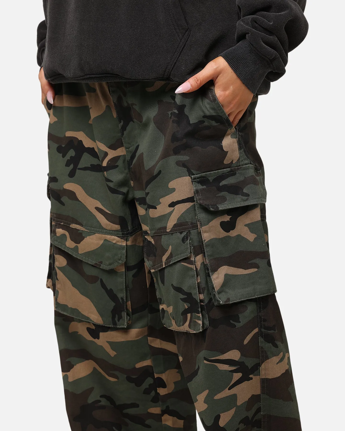 The Anti Order Artillery Baggy Cargo Pants  Woodland Camo