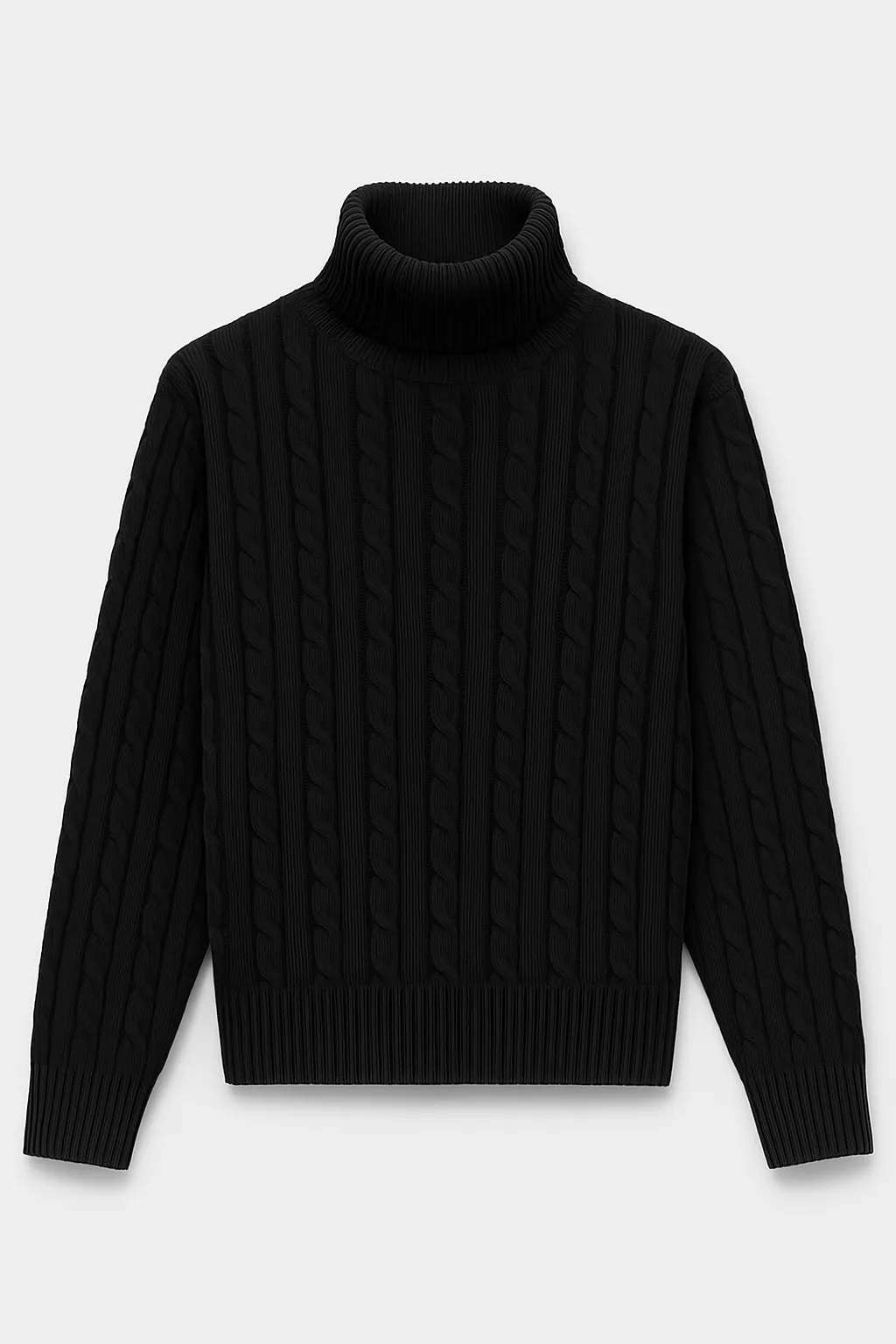 THE ASCOT TURTLE NECK SWEATER