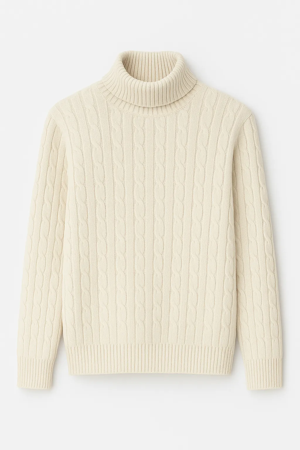 THE ASCOT TURTLE NECK SWEATER