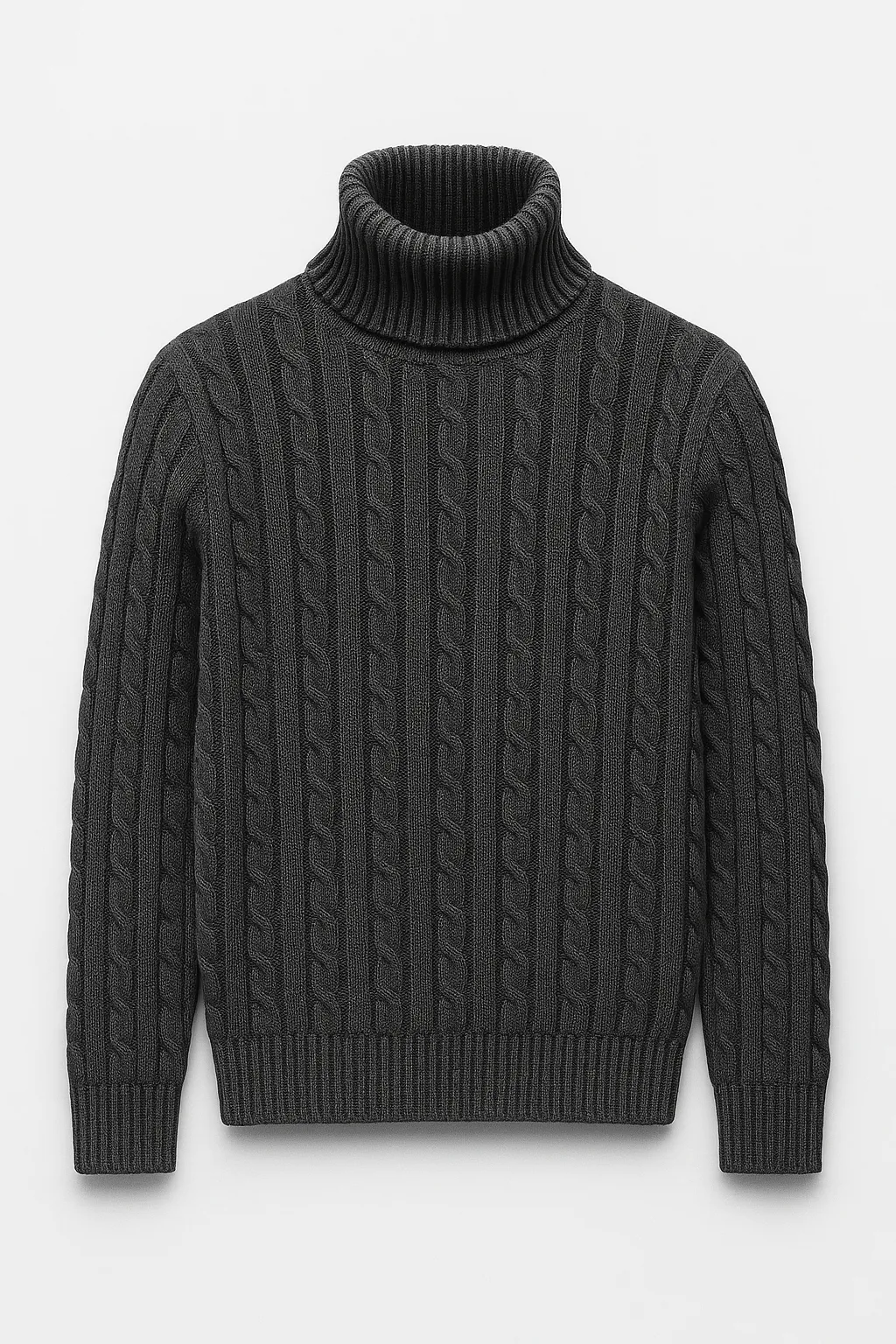 THE ASCOT TURTLE NECK SWEATER