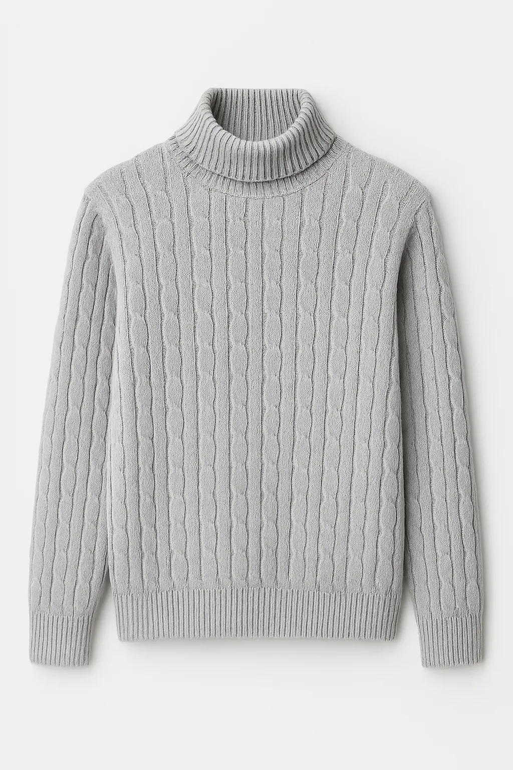 THE ASCOT TURTLE NECK SWEATER