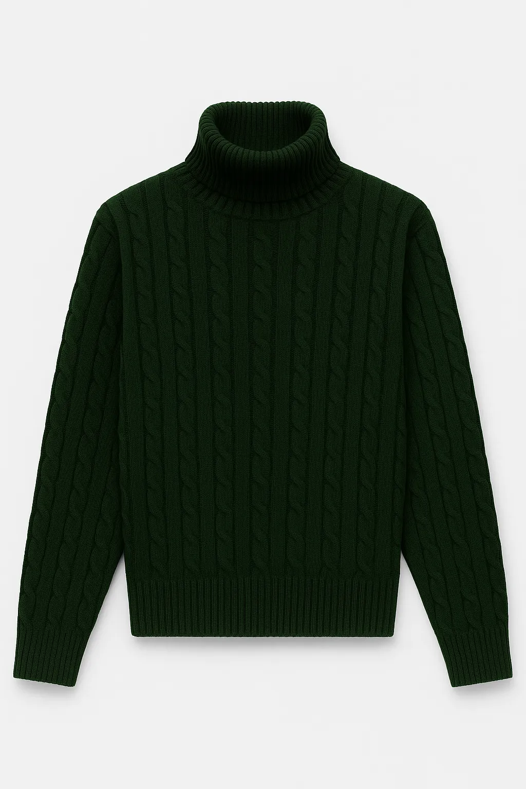 THE ASCOT TURTLE NECK SWEATER