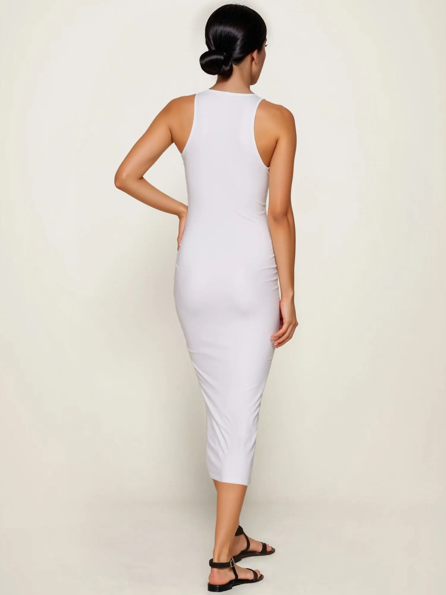 The Every Day Halter Neck Tank Midi Dress