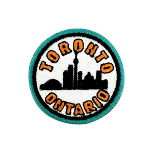 Toronto iron-on embroidery patch