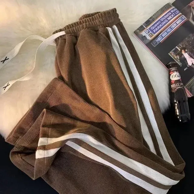 TrendMann Farbblockierende Freizeit-Cordhose