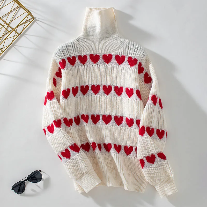 Trendy High Neck Jumper for Women with Cozy Knit Design