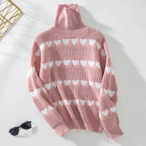 Trendy High Neck Jumper for Women with Cozy Knit Design