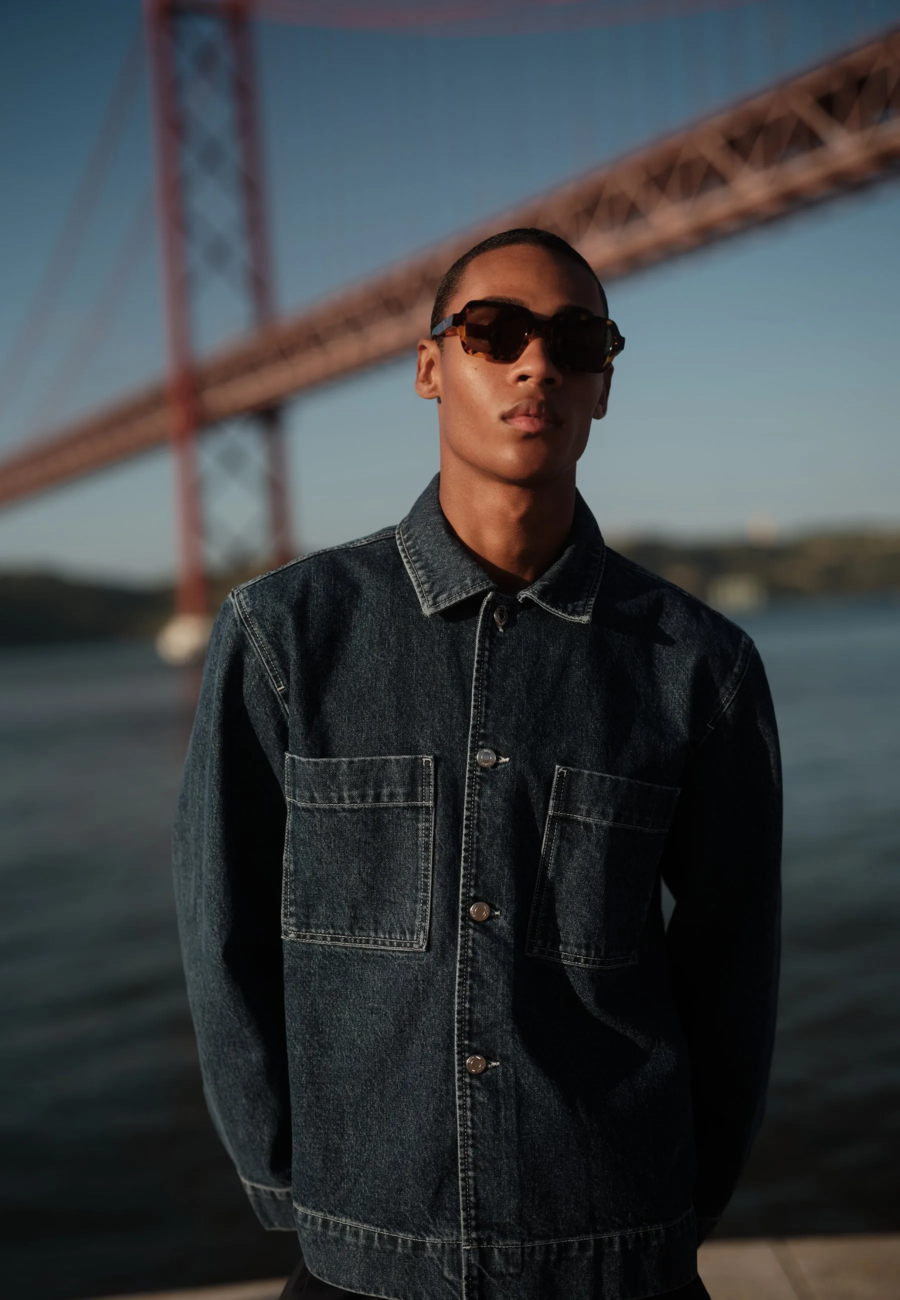 Trent denim jacket 4198 - Blue Ashes