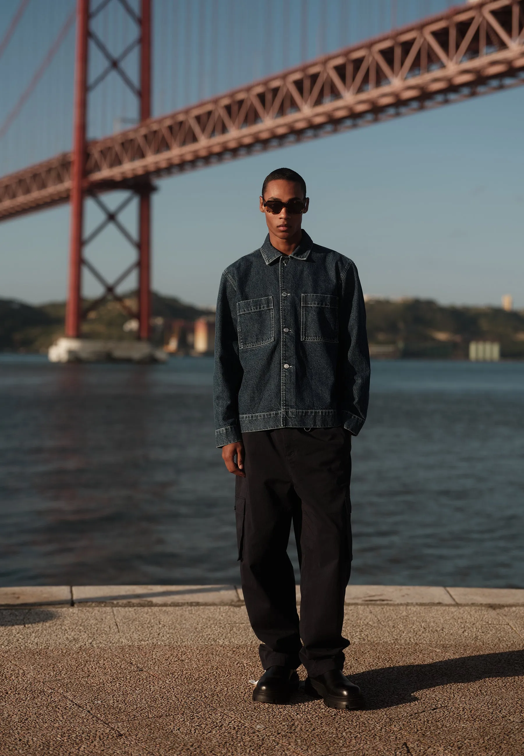 Trent denim jacket 4198 - Blue Ashes