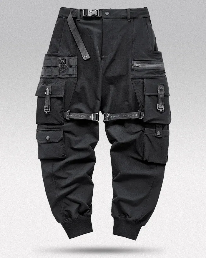 Urban Black Tech Cargo Pants