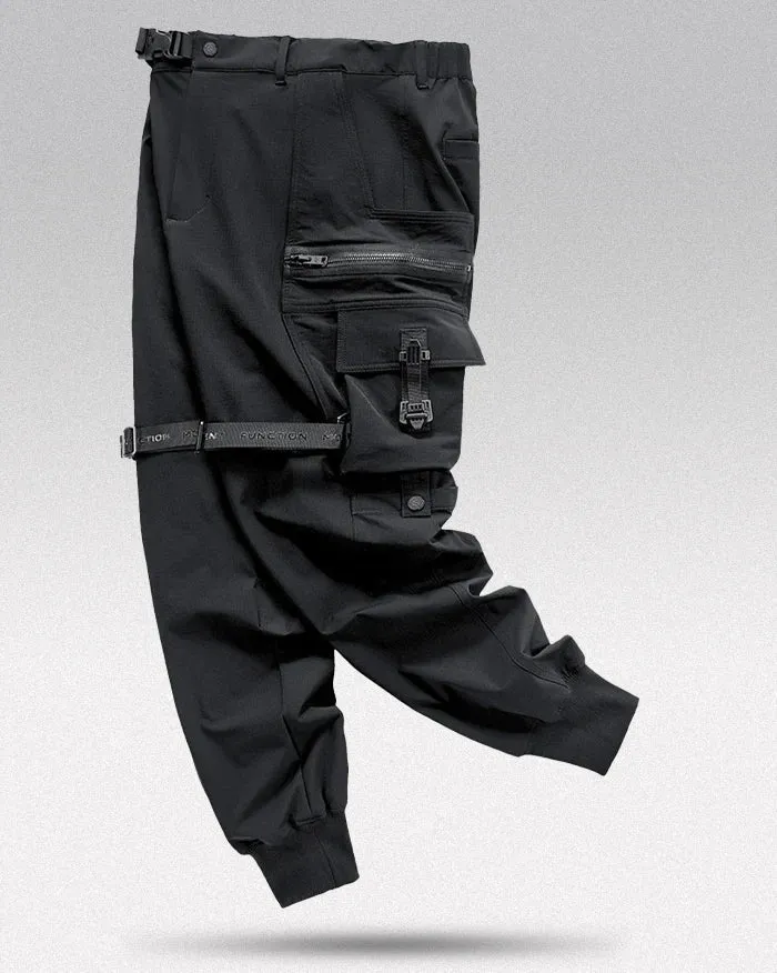 Urban Black Tech Cargo Pants