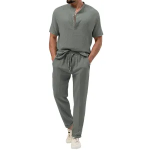 UrbanElegance Sommer Herren Casual Set