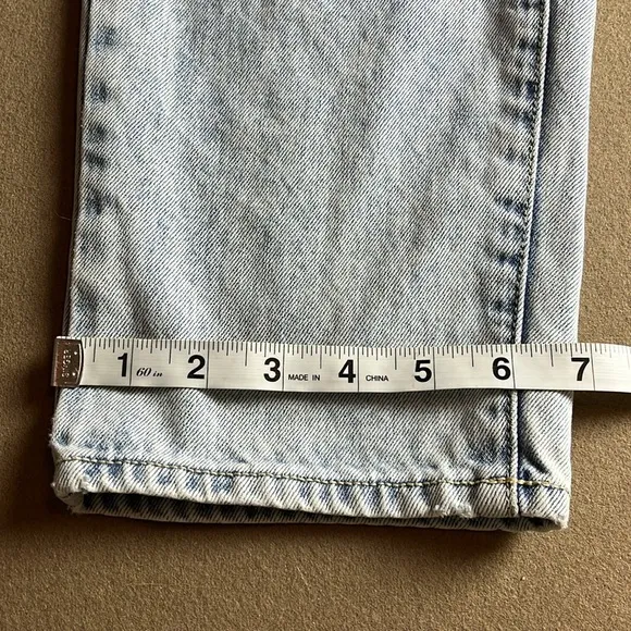 Veronica Beard Arya Cropped Denim Cargo Straight High Rise - Cascade Sun - 28