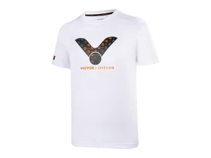 Victor T-LZJ302 A Unisex Badminton T-Shirt [White]