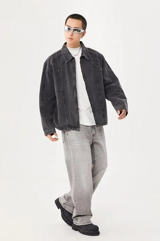 Vintage Double Stitched Trucker Jacket a Timeless Piece