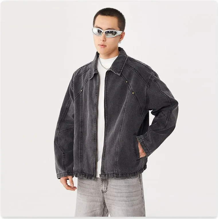 Vintage Double Stitched Trucker Jacket a Timeless Piece