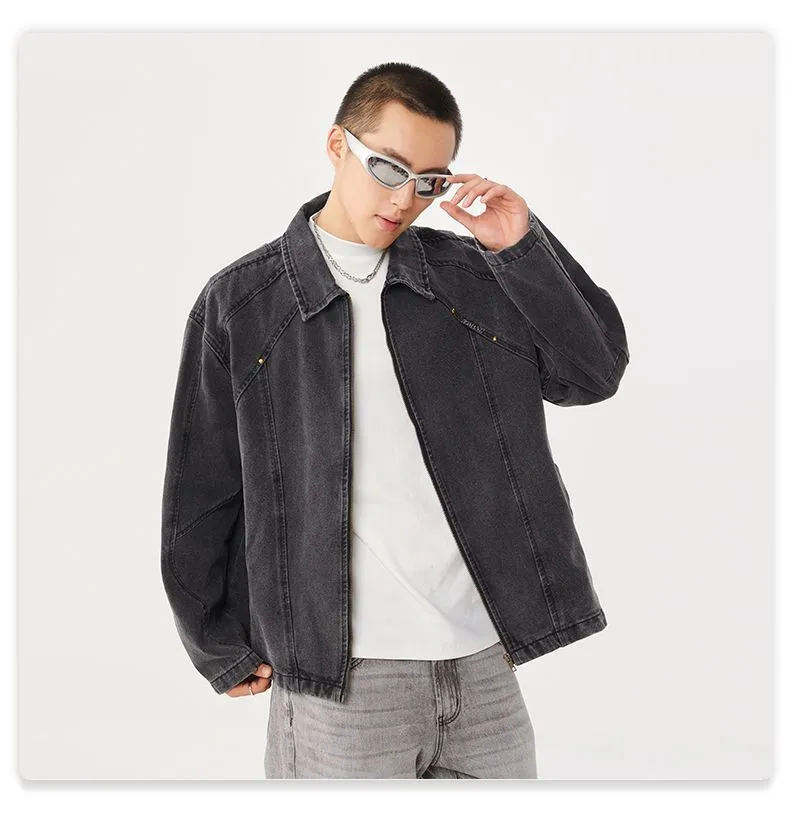Vintage Double Stitched Trucker Jacket a Timeless Piece