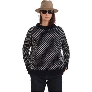 W Nordsjo Split Seam Crew Neck, Navy