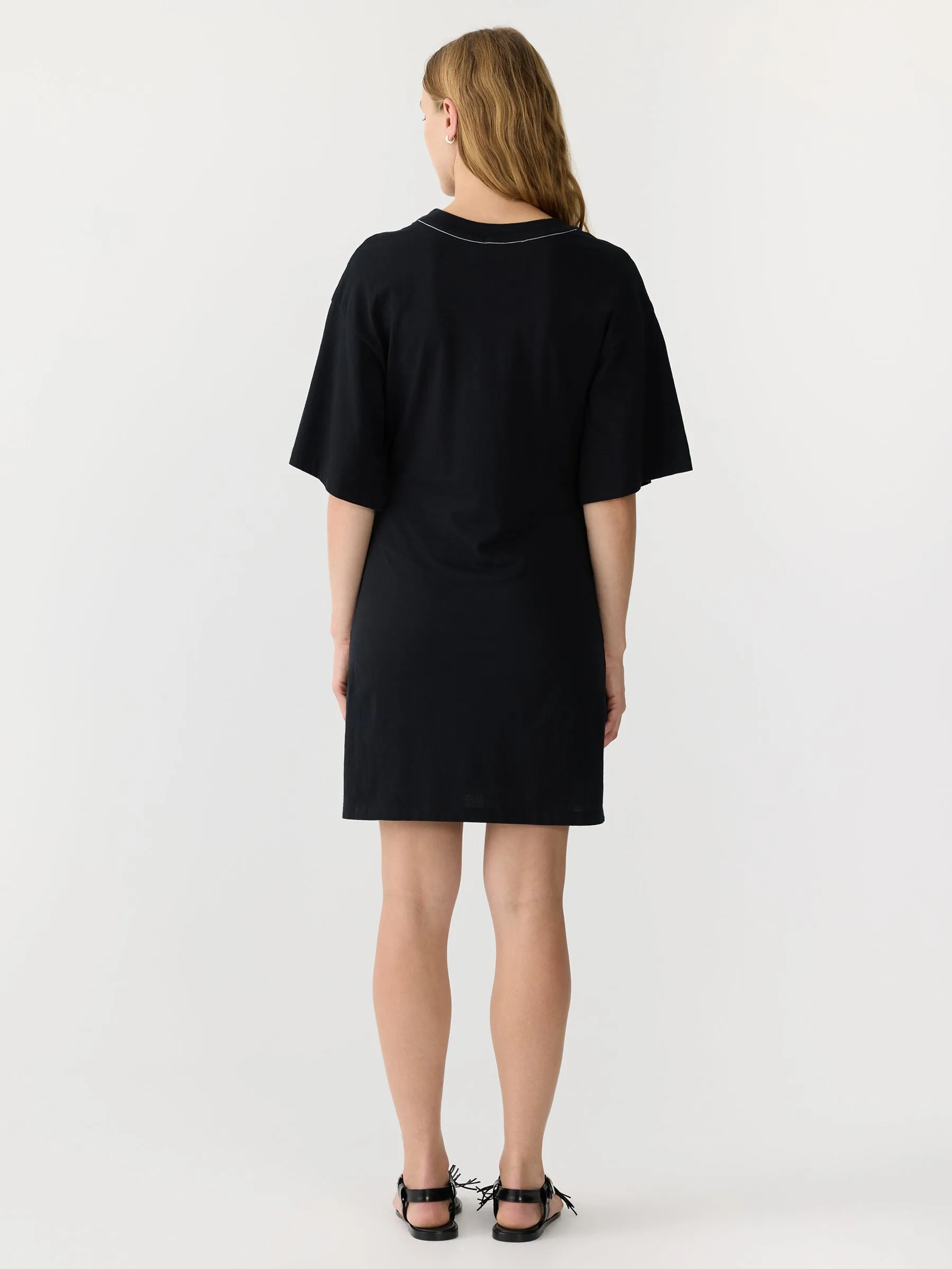 Waisted Short Sleeve Tennis Dress