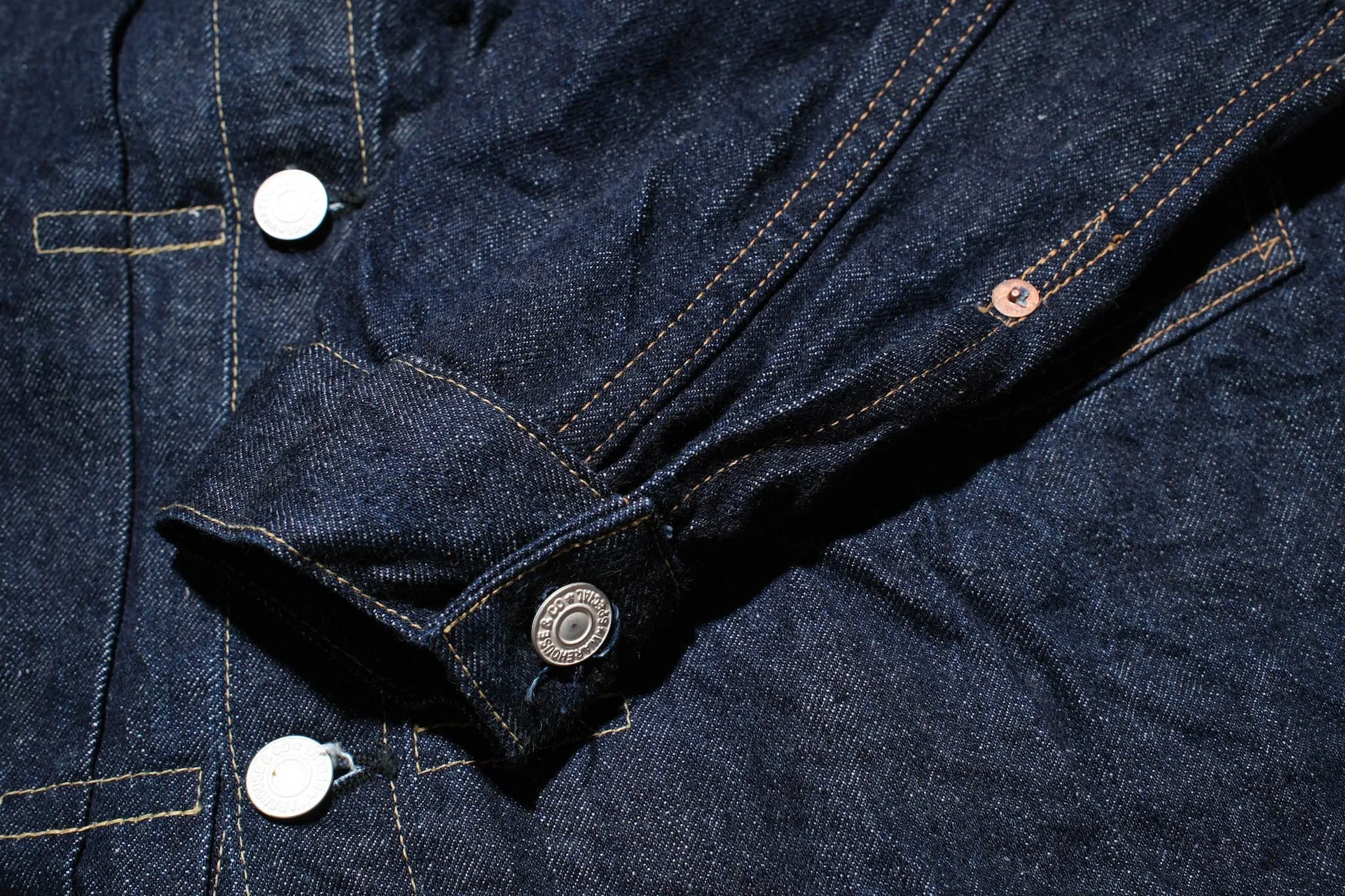 Warehouse Co. 13.5oz "Duck Digger" T-Back Style Type 1 Denim Jacket