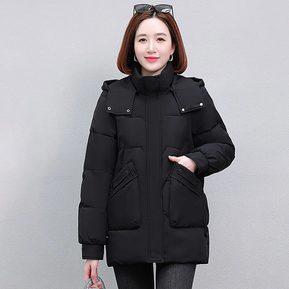Warm and Waterproof Hooded Puffer Jacket
