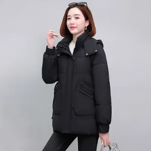 Warm and Waterproof Hooded Puffer Jacket