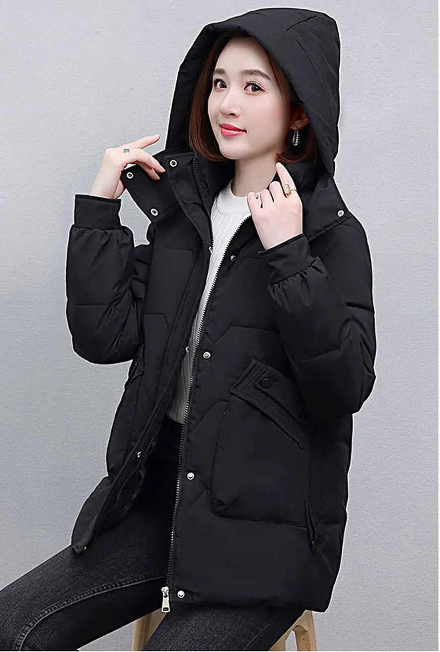 Warm and Waterproof Hooded Puffer Jacket
