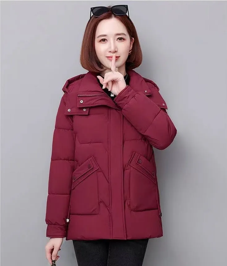 Warm and Waterproof Hooded Puffer Jacket