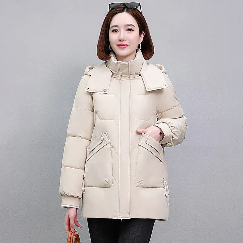Warm and Waterproof Hooded Puffer Jacket