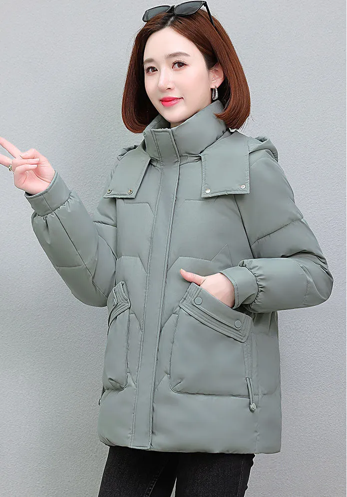Warm and Waterproof Hooded Puffer Jacket