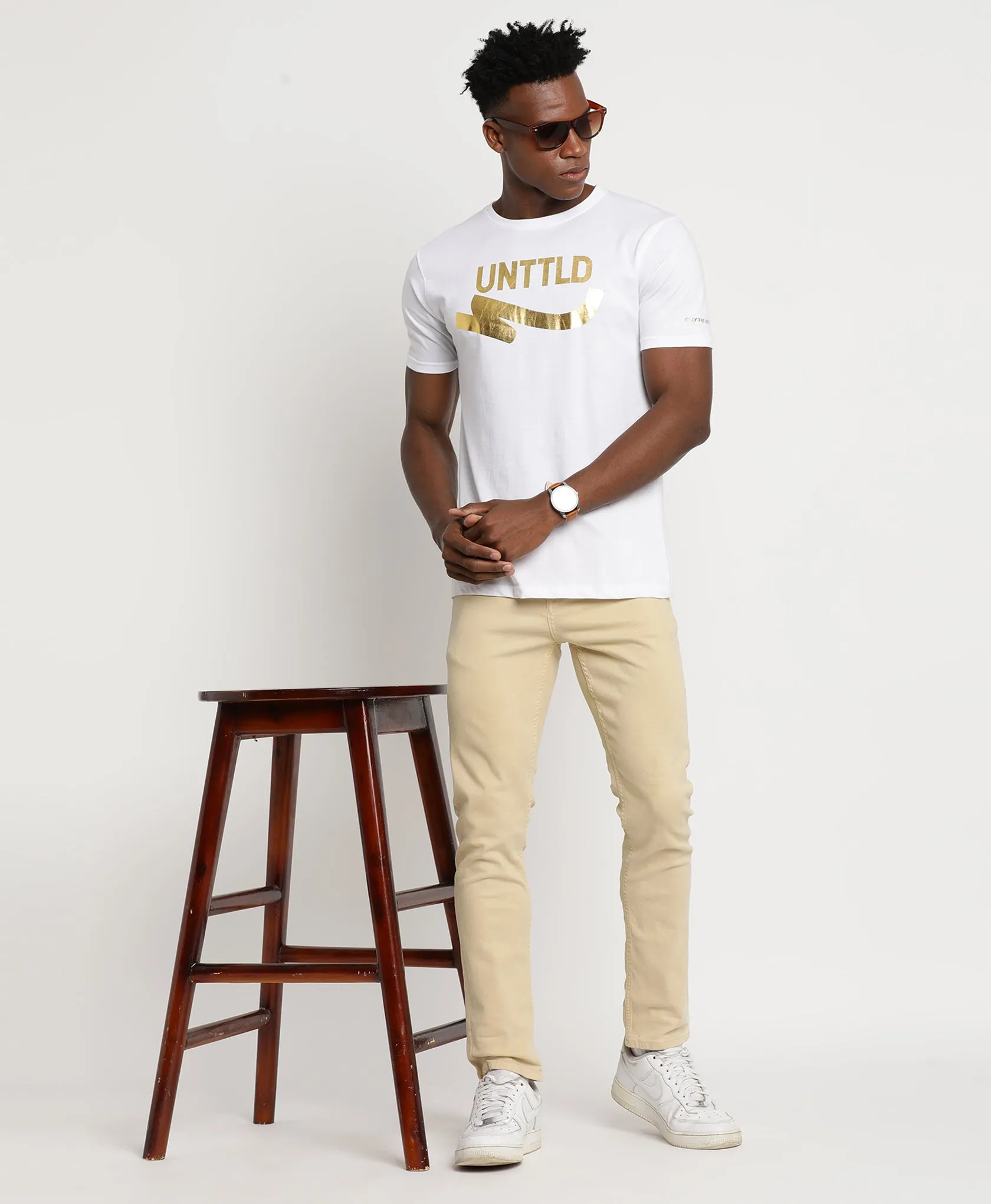 White Sim-fit T-Shirt