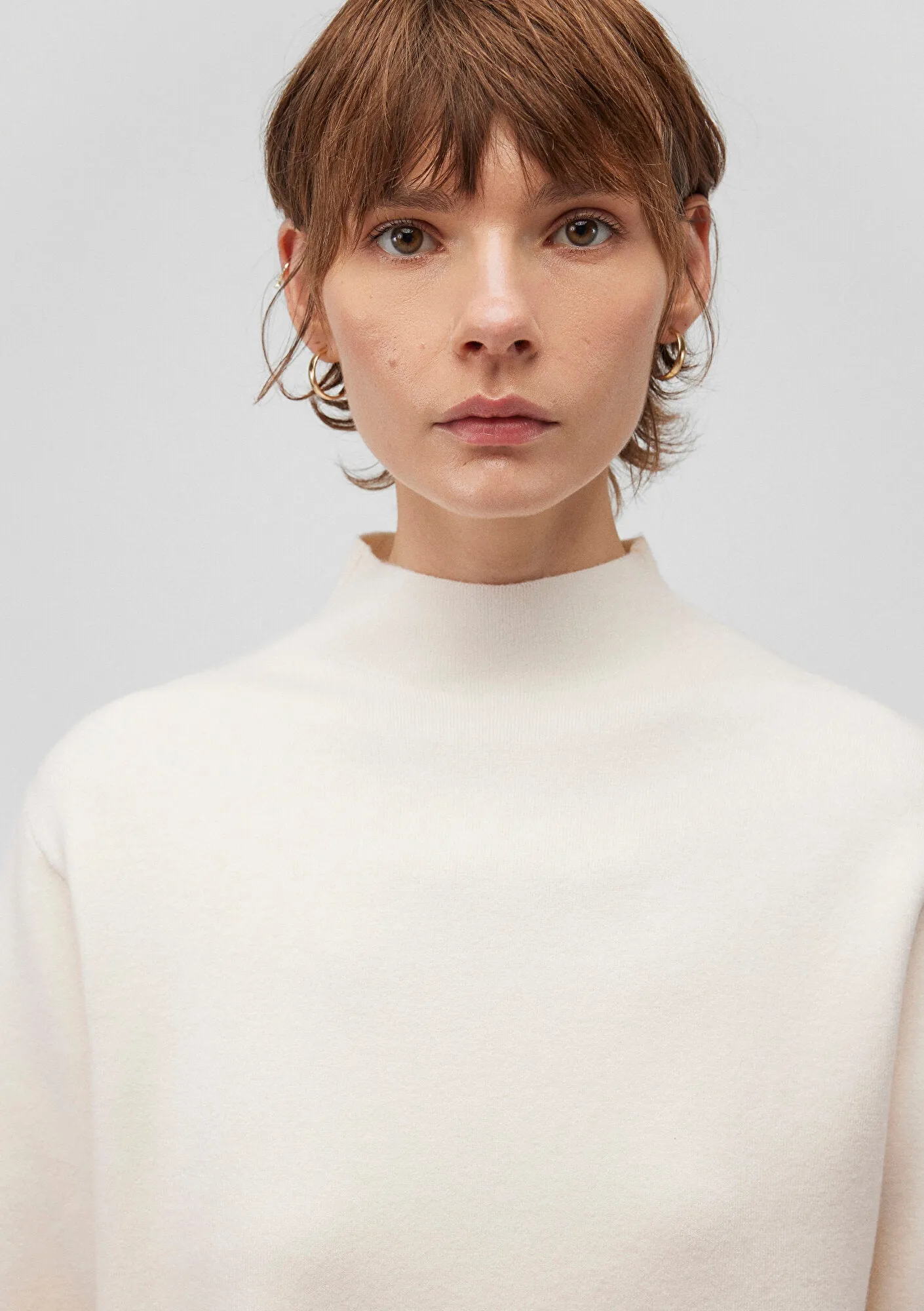 White Turtle Neck Sweater