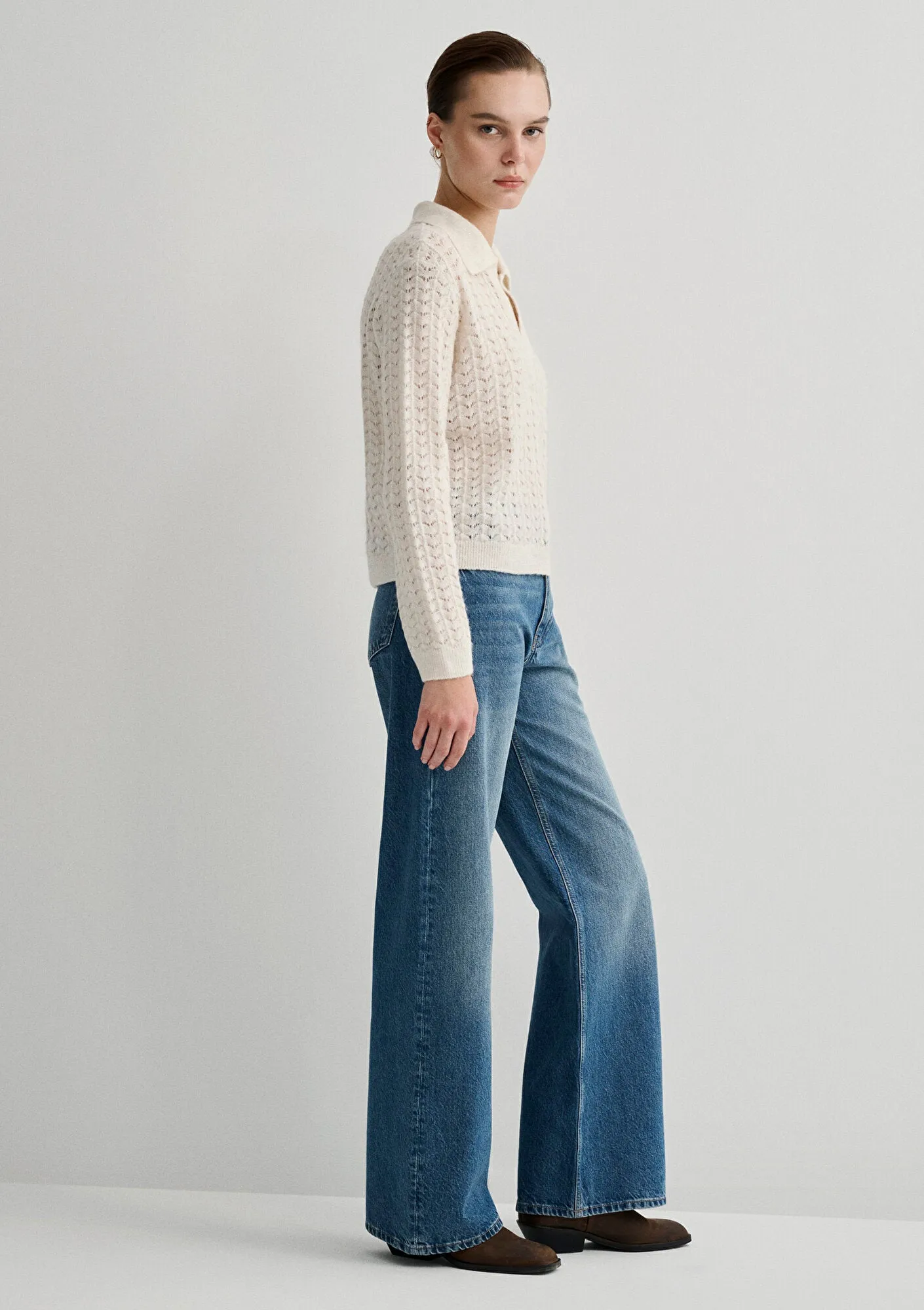 White Turtle Neck Sweater