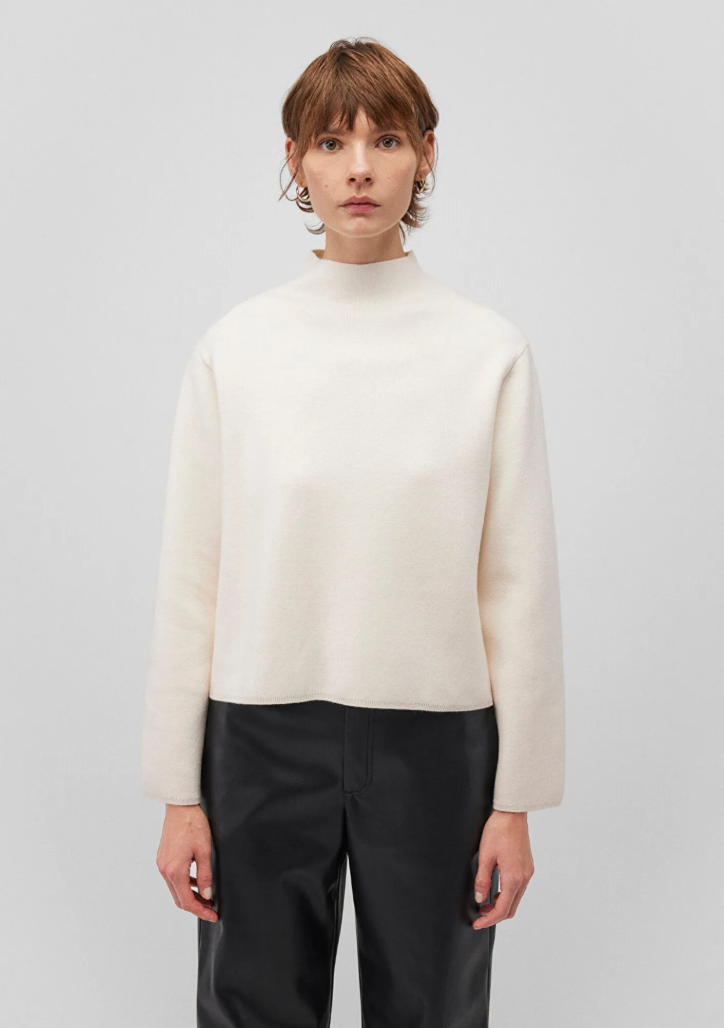 White Turtle Neck Sweater