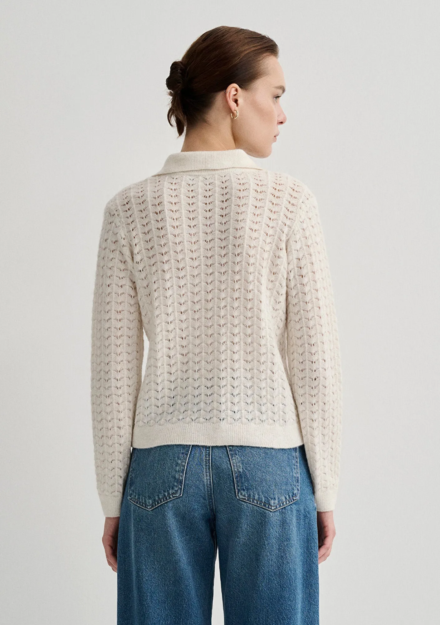 White Turtle Neck Sweater