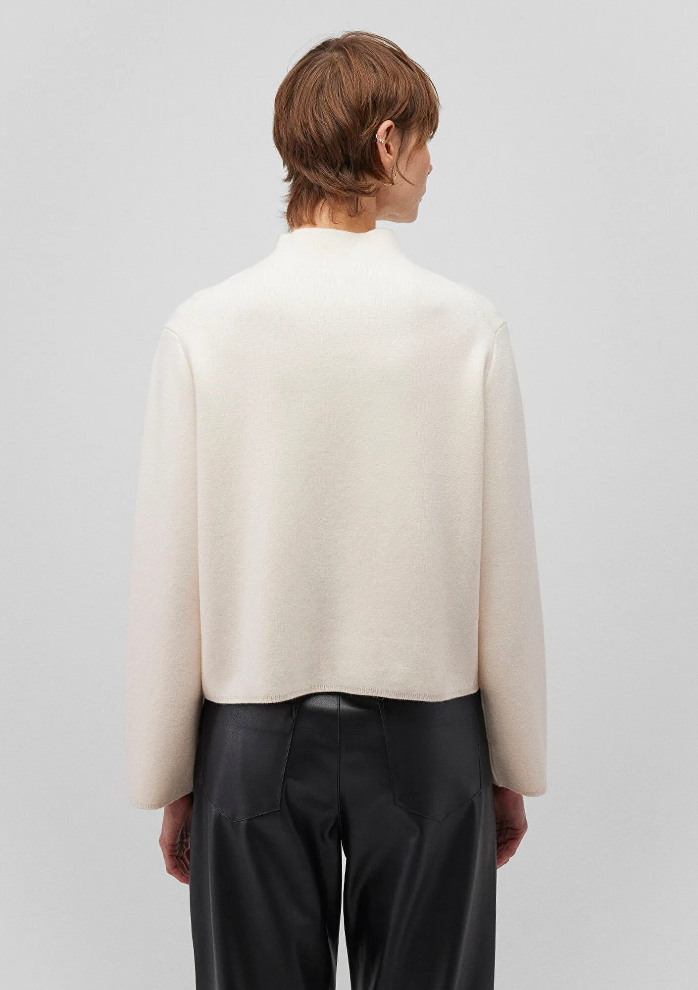 White Turtle Neck Sweater