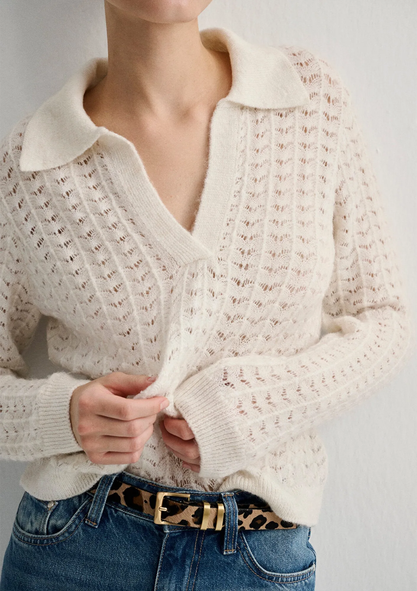 White Turtle Neck Sweater