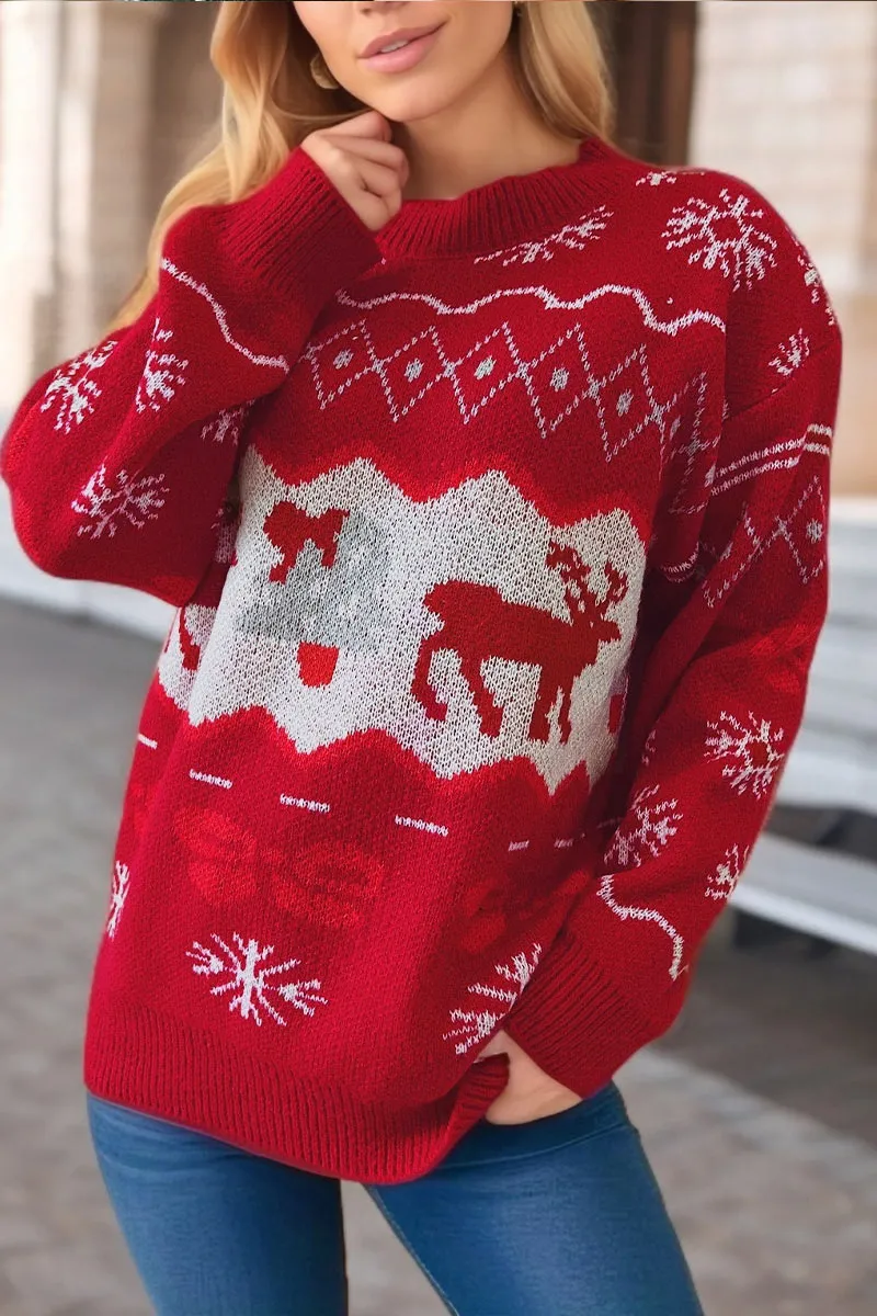WI0400 Holiday Pullover Sweater