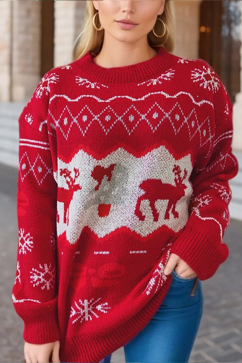 WI0400 Holiday Pullover Sweater
